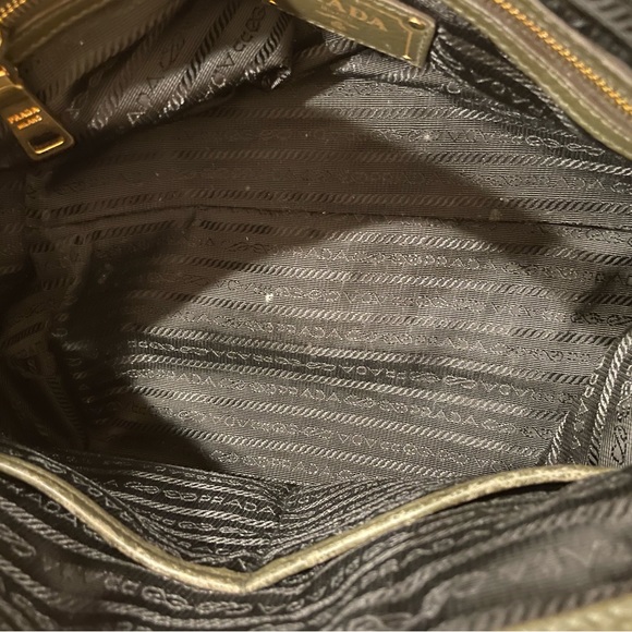 PRADA top handle pebble leather handbag - Picture 13 of 14